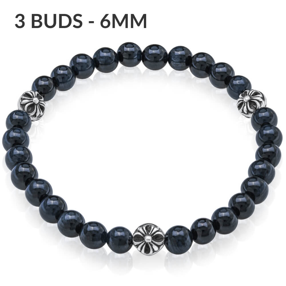 Blue Tiger Eye bracelet 6mm