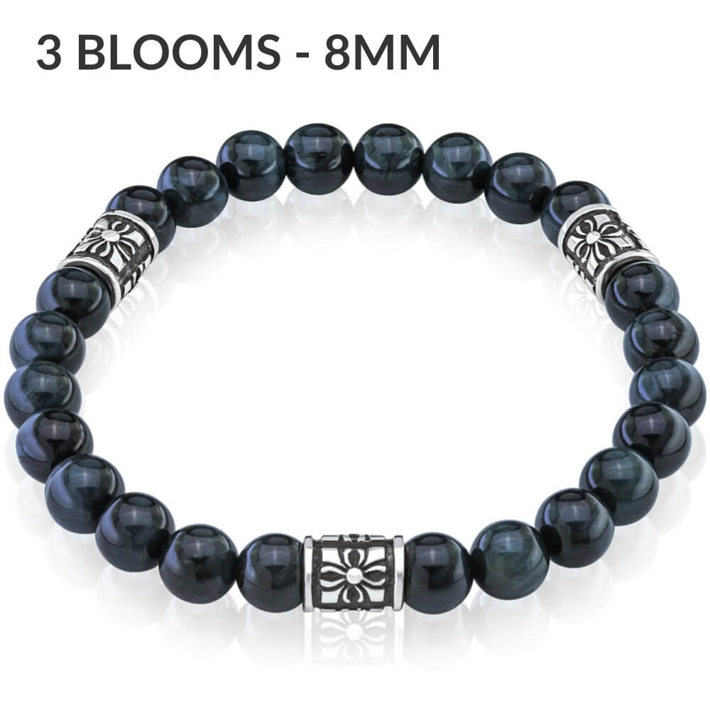 Blue Tiger Eye bracelet 8mm