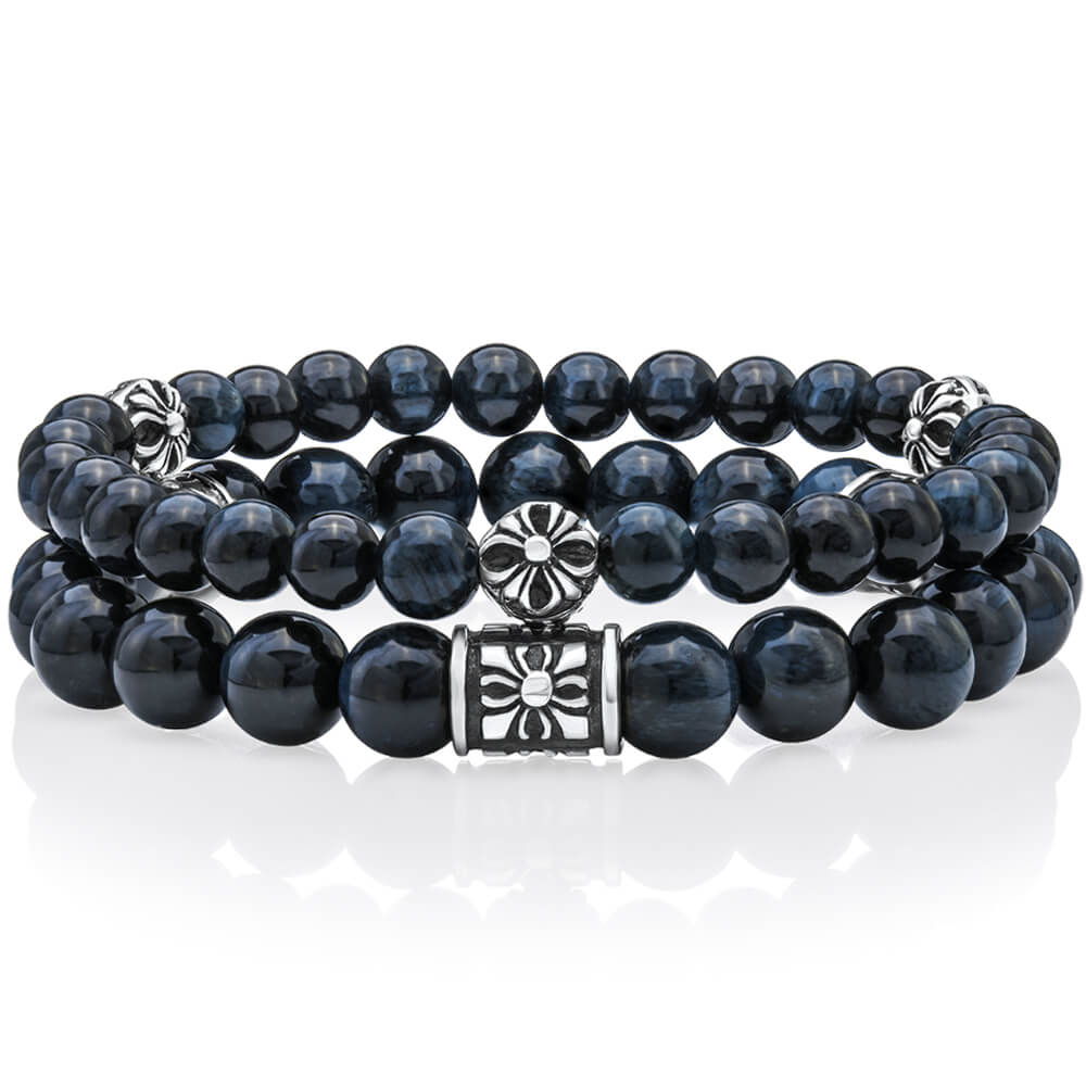 Blue Tiger Eye bracelet