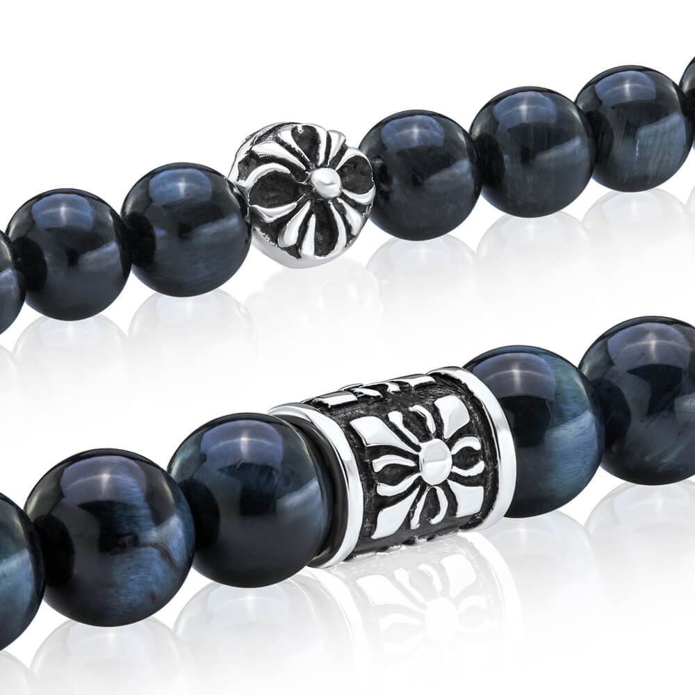 Blue Tiger Eye bracelet