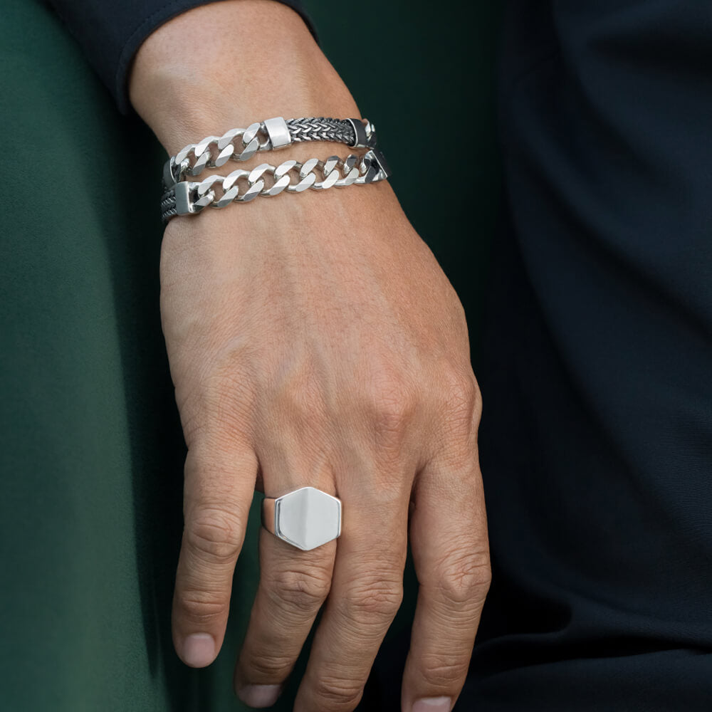 Italian mens bracelet