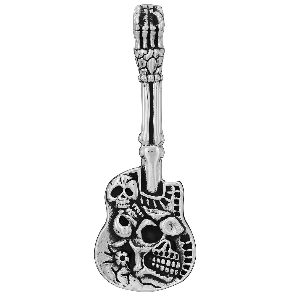Skull guitar pendant