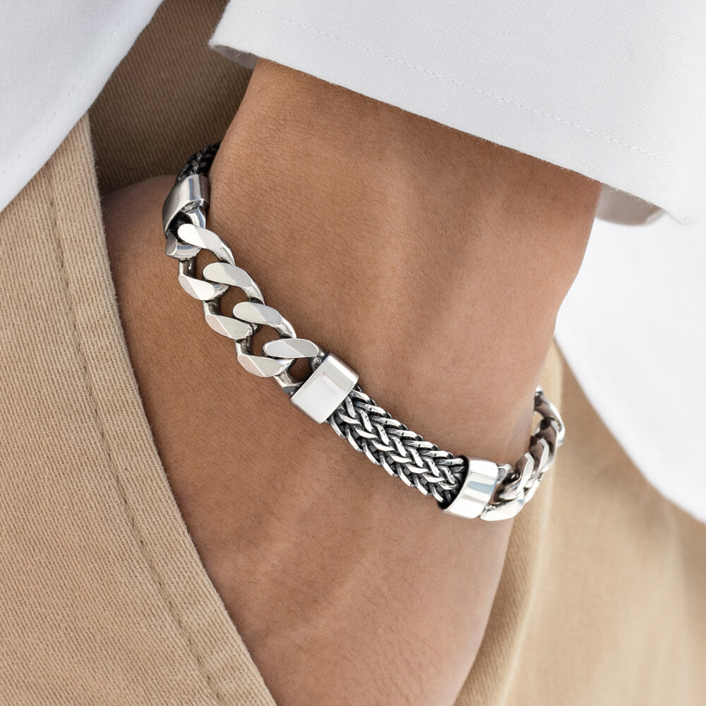 Italian mens bracelet