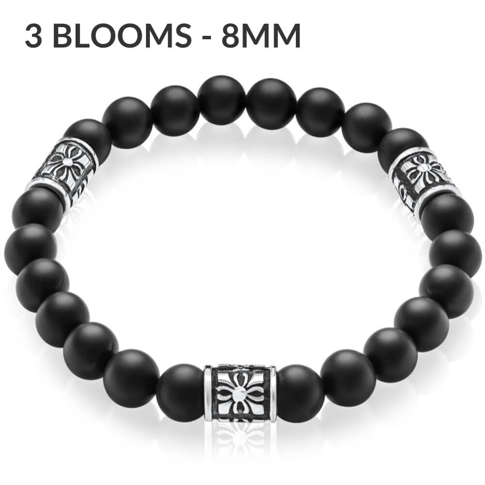 Onyx beaded bracelet