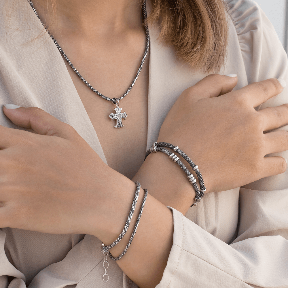 italian silver bracelet ladies