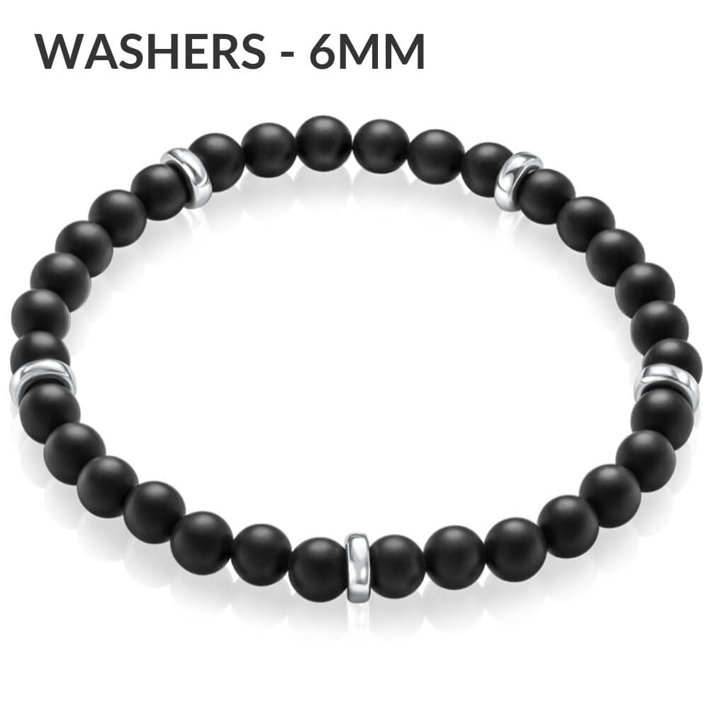 Onyx beaded bracelet