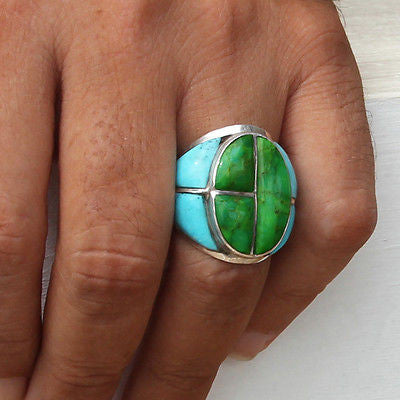green turquoise ring