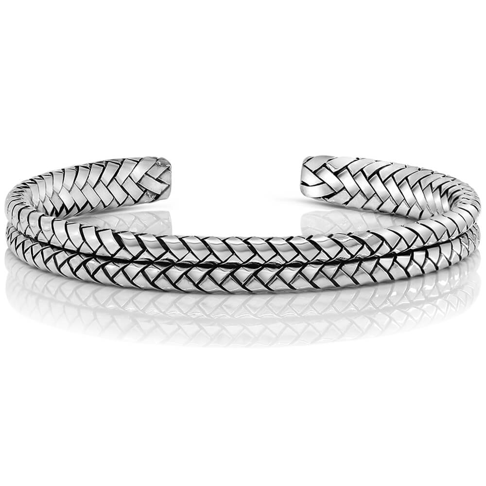 silver cuff bracelet