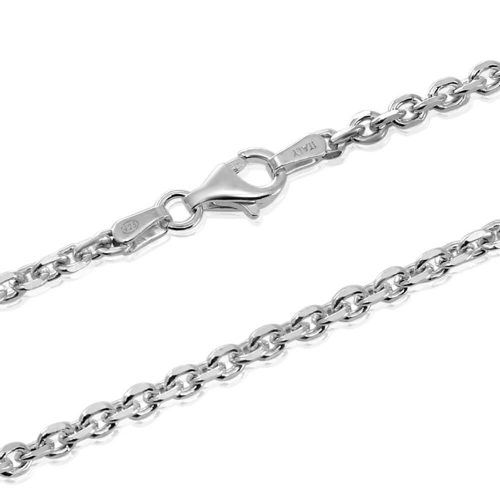 Thin silver chain