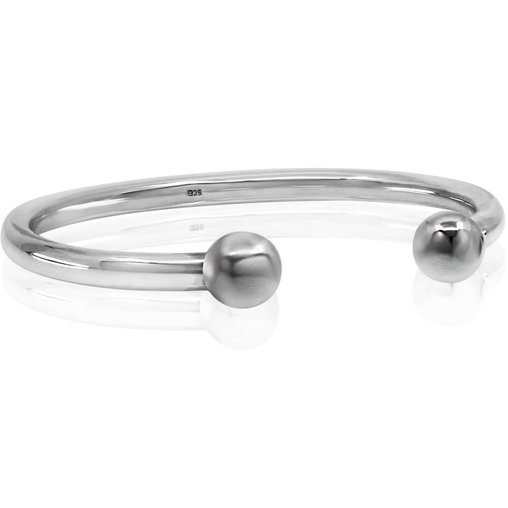 Silver bangles for men and women