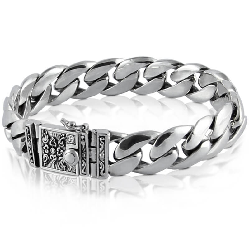 silver bracelet for men