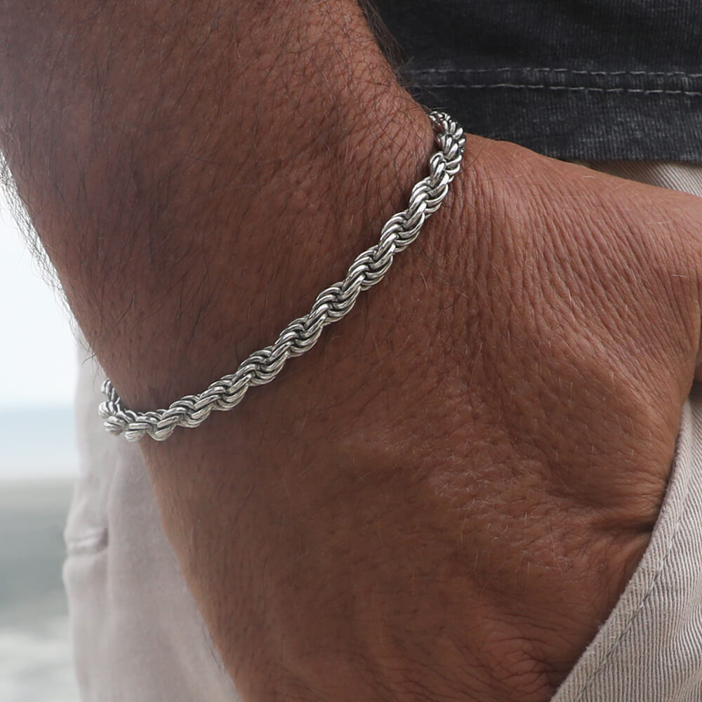 silver bracelet