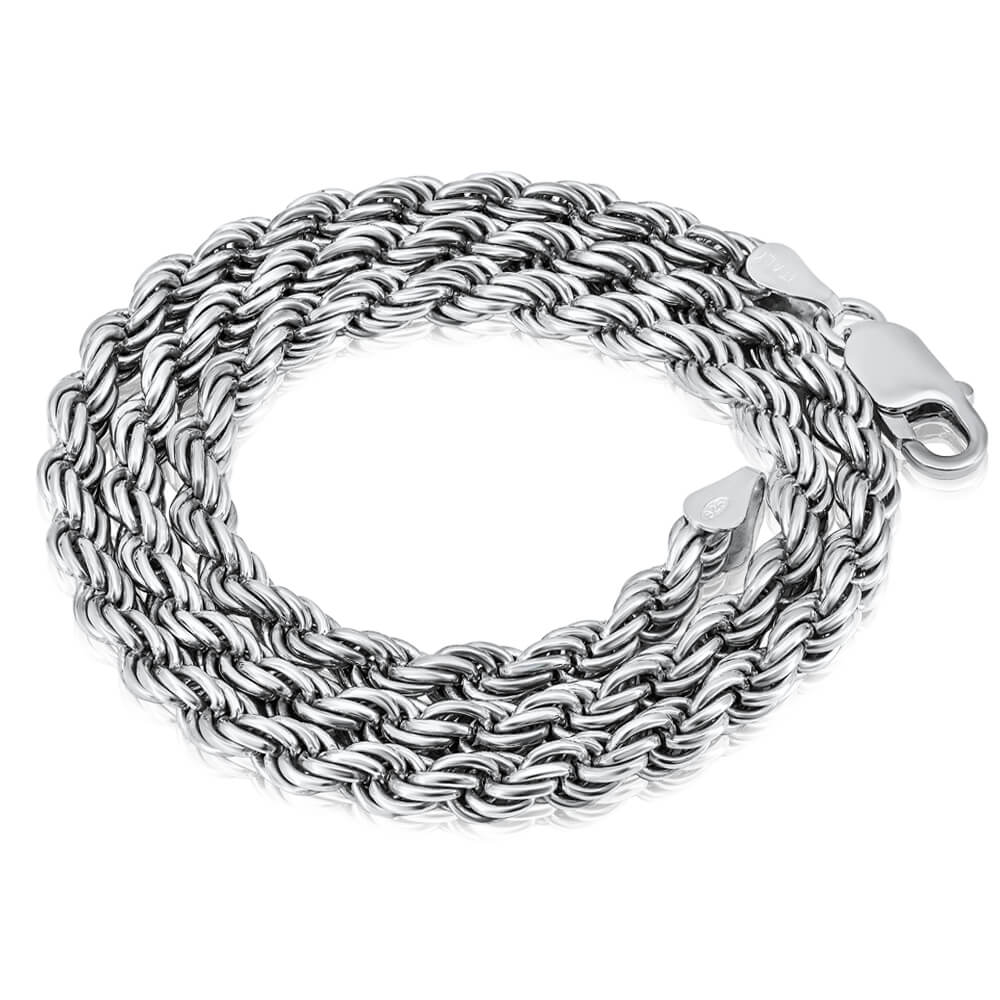 Twisted rope chain