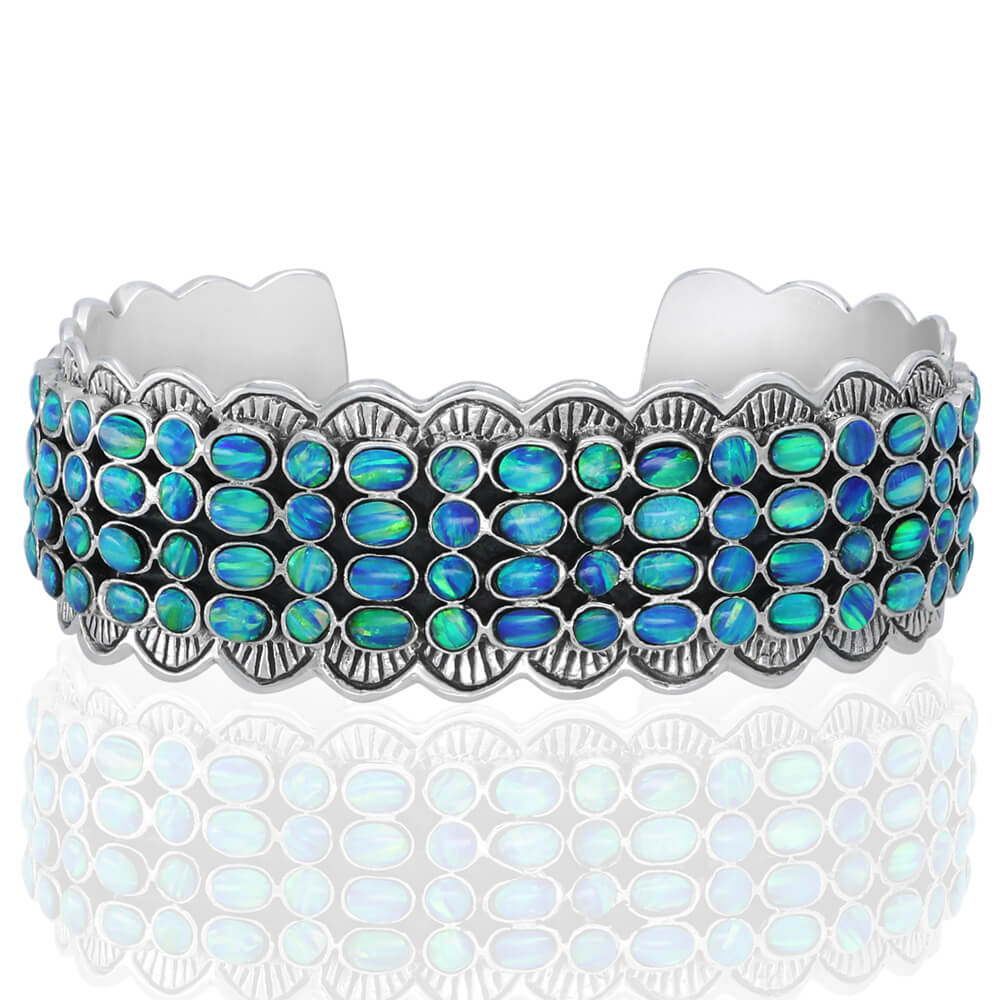 blue opal bracelet
