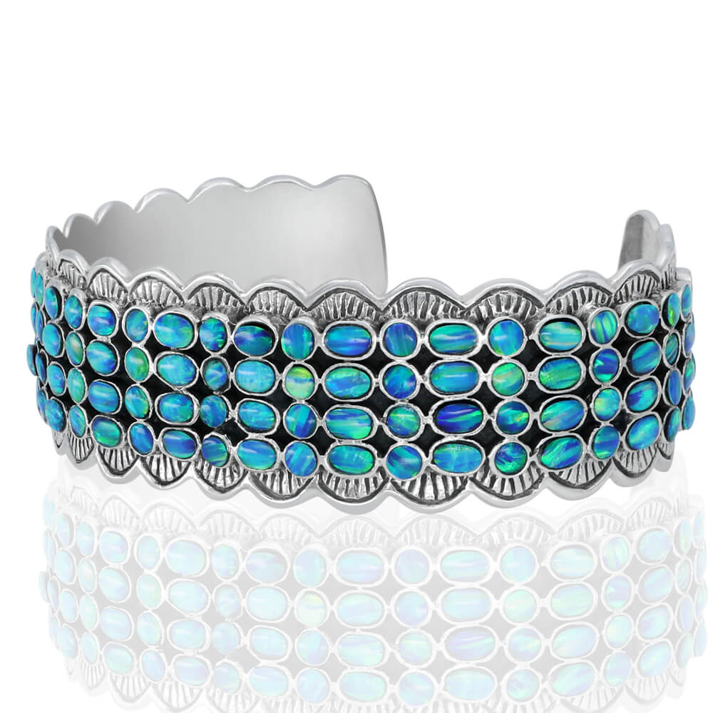 blue opal bracelet