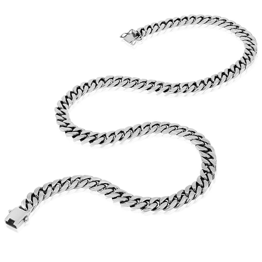 silver cuban chain