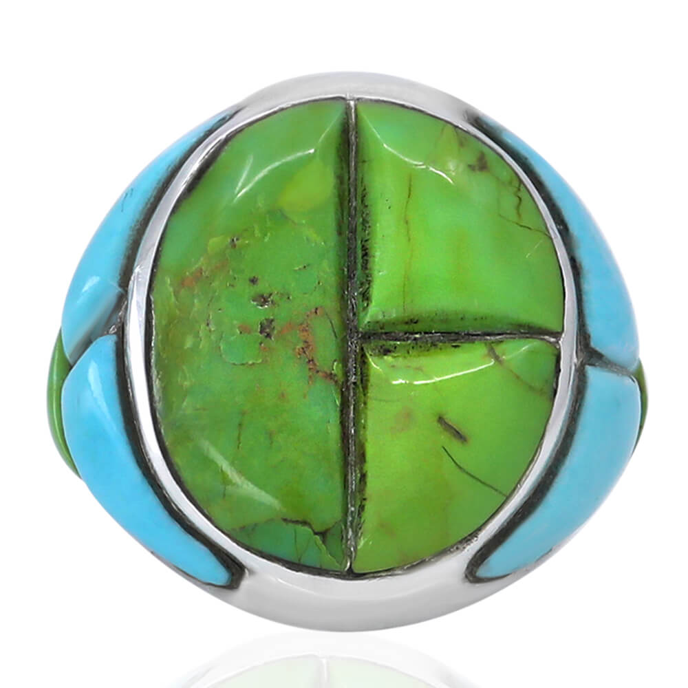 green turquoise ring