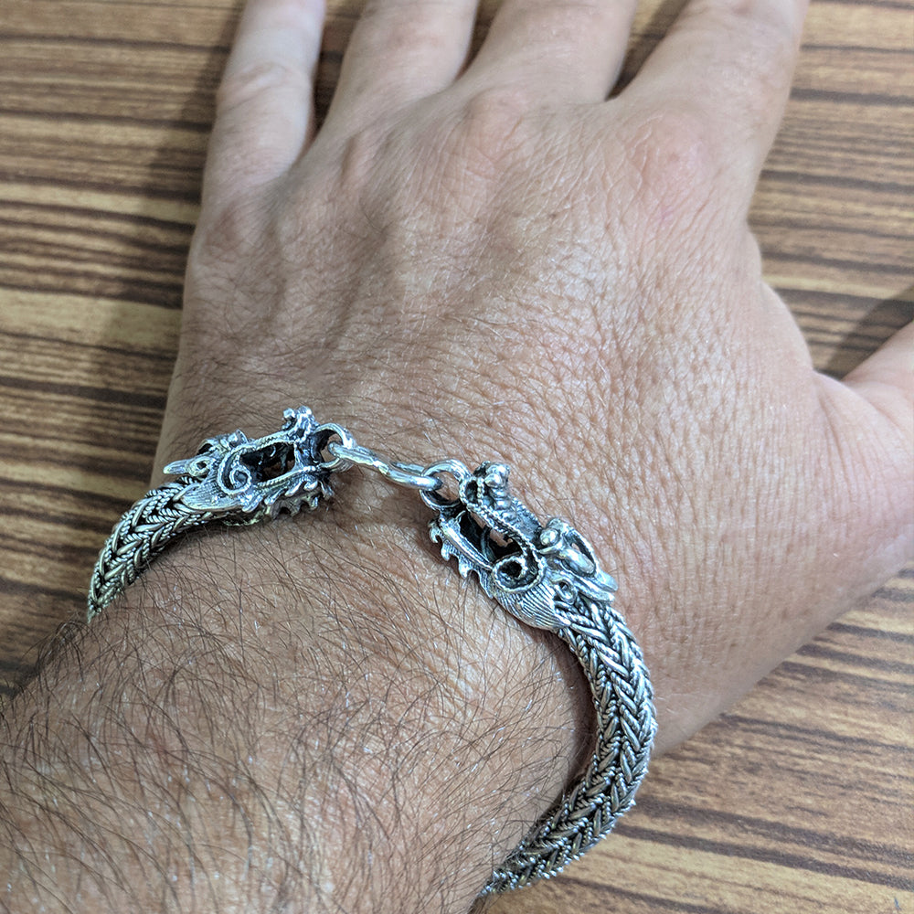 dragon silver bracelet