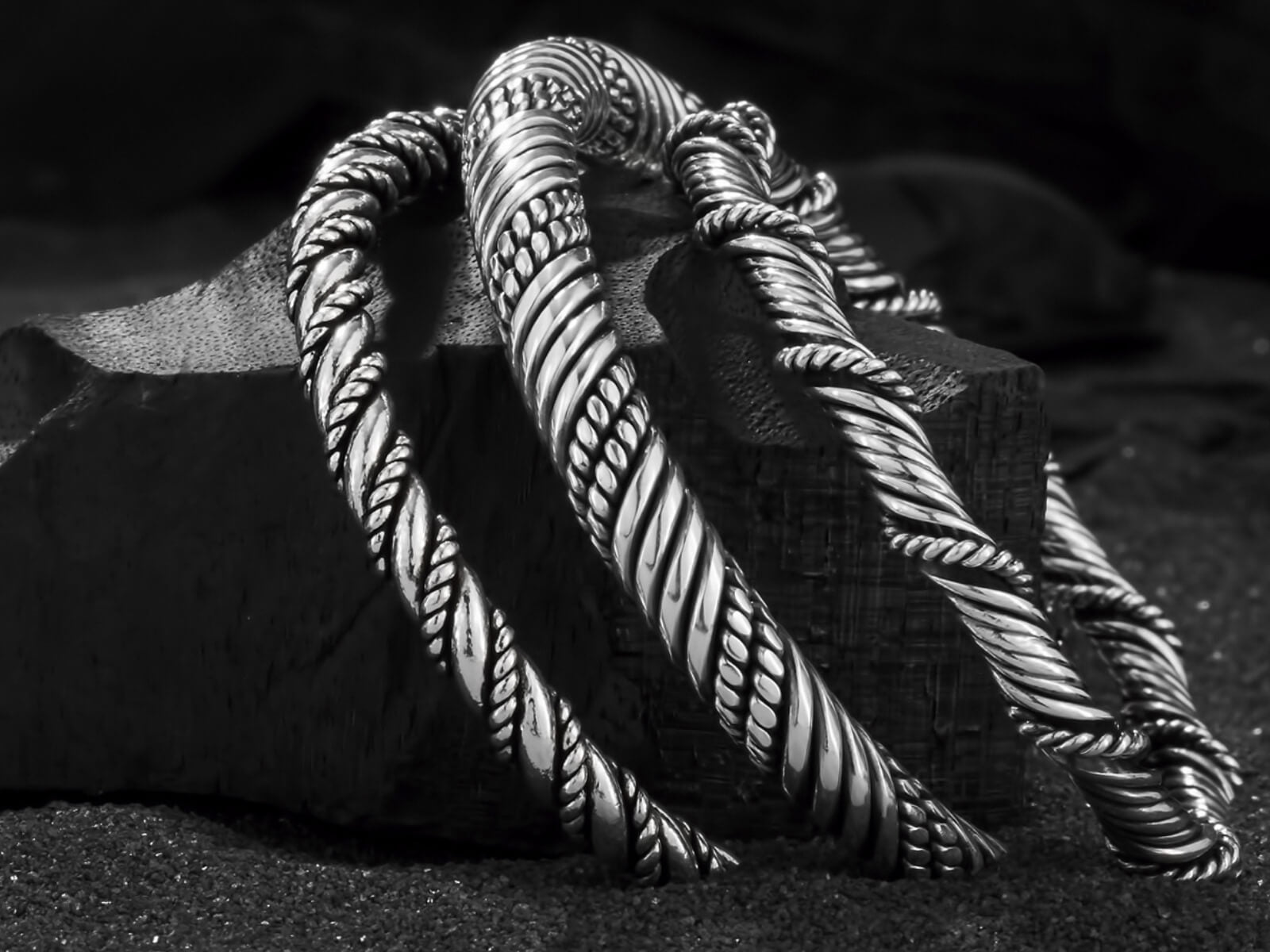 Silver Cuffs Bracelets