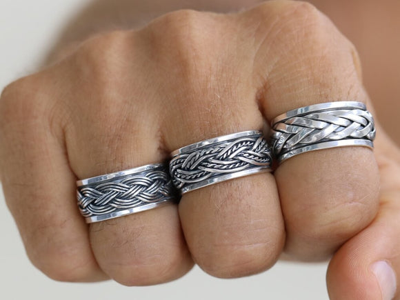 Silver rings for men