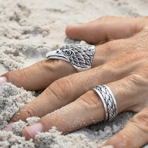 Men eagle ring