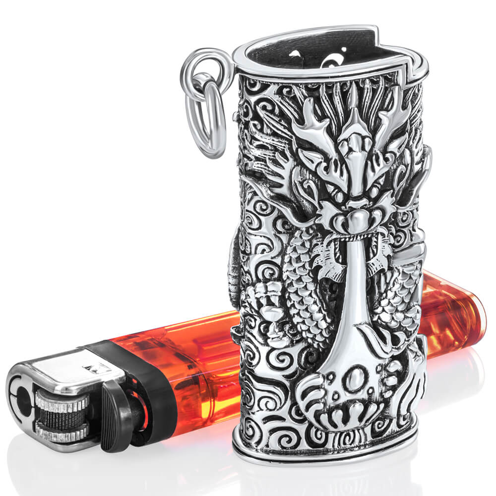 Silver lighter case