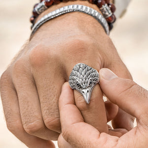Men eagle ring