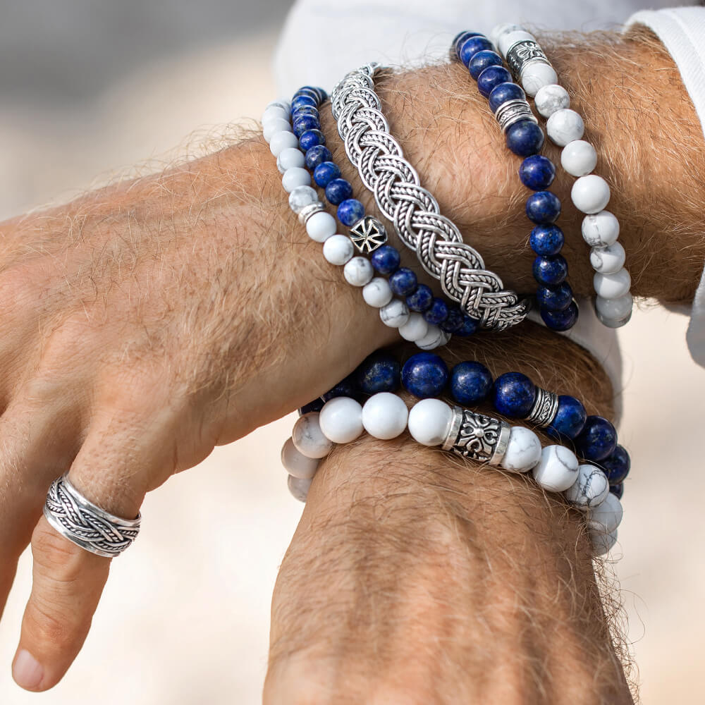 Howlite Lapis Bracelet