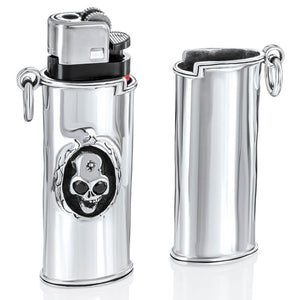 Silver lighter case
