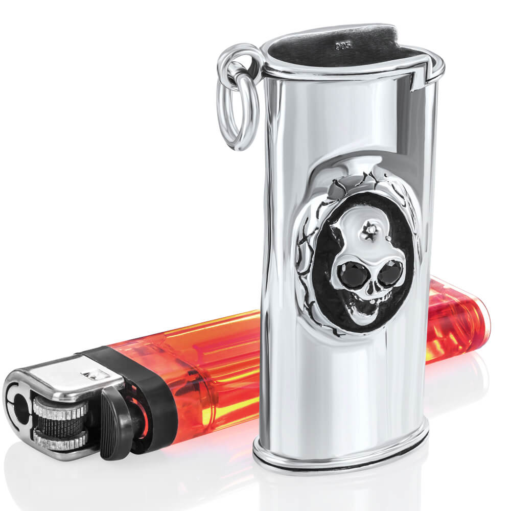 Silver lighter case