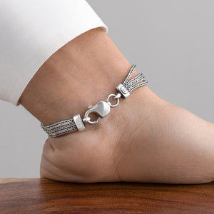 mens silver bracelet clasp