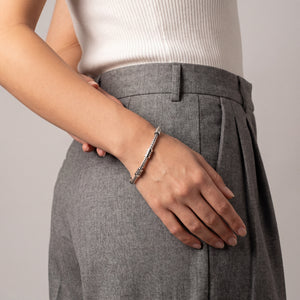 Italian 925 Sterling Silver Bracelet for Women