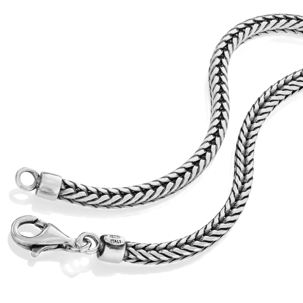Italian 925 Silver Chain – Refined, Timeless, Unisex Style - VY