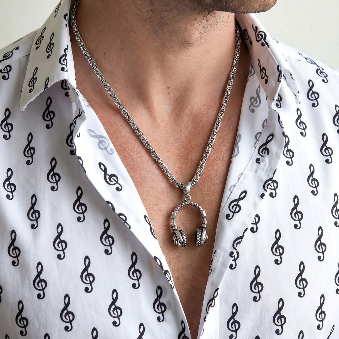 music pendants silver 925