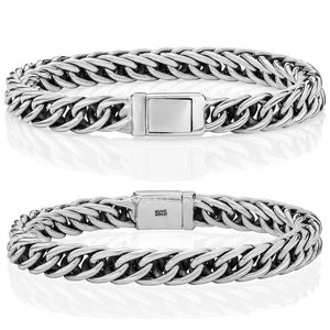 Silver links bracelet