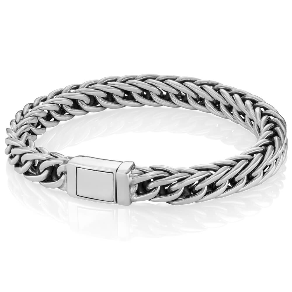 Silver links bracelet