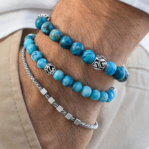 Blue stone bracelet