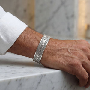 silver cuff bracelet