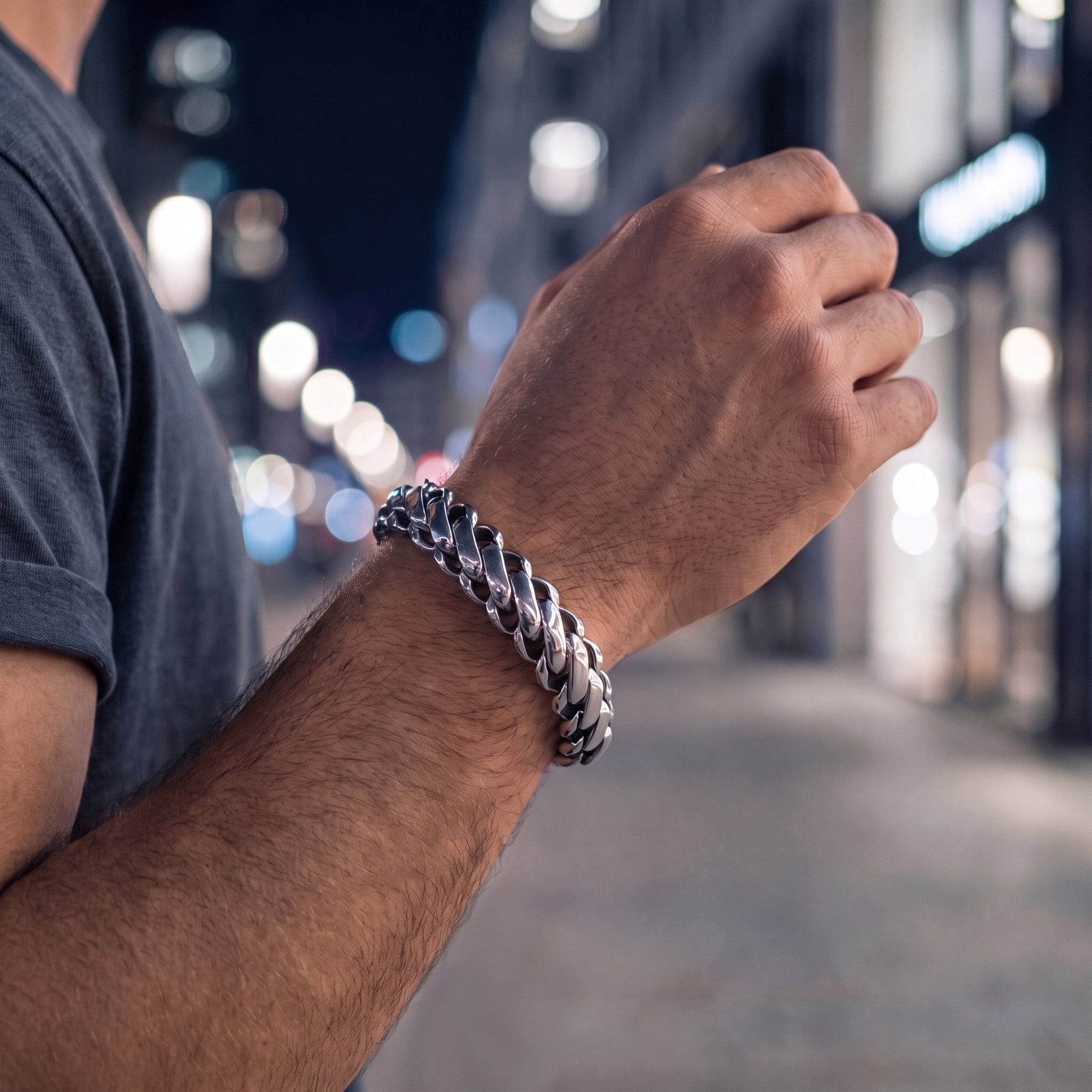 Silver Bracelet Men