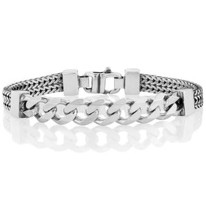 Silver links bracelet