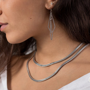 Italian Silver Necklace for Women in different lengths
