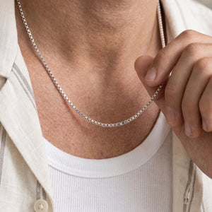2mm box chain for men