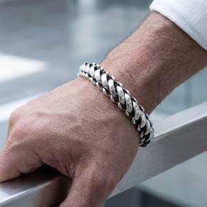 Men's sterling silver bracelet