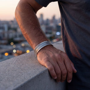 silver cuff bracelet