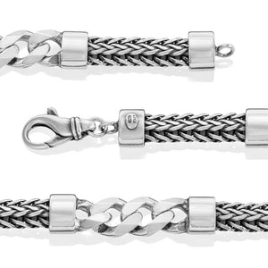 Italian 925 Sterling Silver Bracelet for men