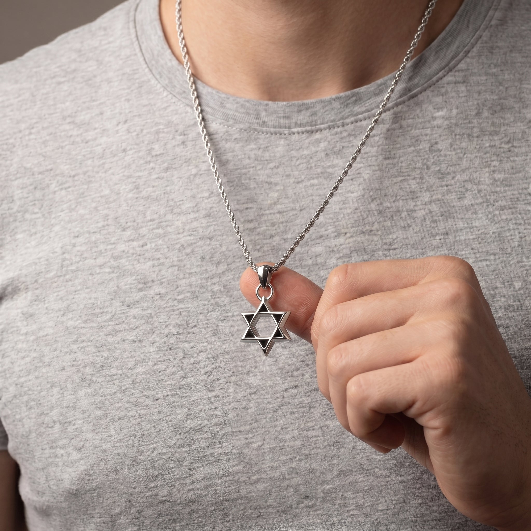 Magen David pendant silver 925