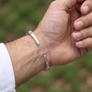 Sterling silver 925 bracelet Heavy cuff 