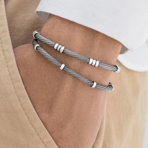 unisex bracelets silver
