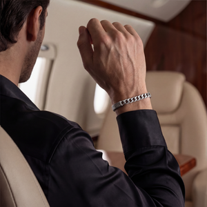 mens silver bracelets