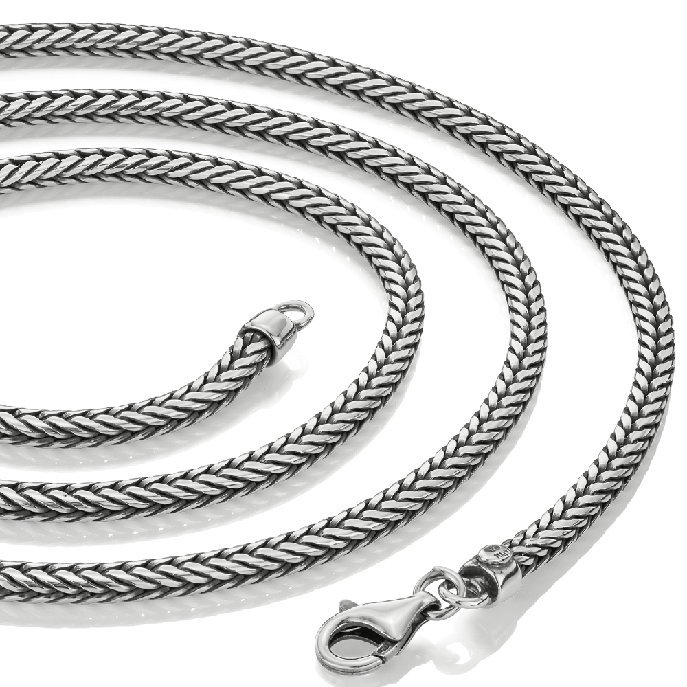 Italian 925 Silver Chain – Refined, Timeless, Unisex Style - VY